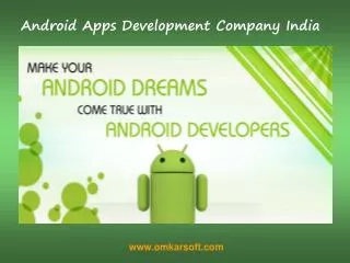 Android Apps Development Company India
