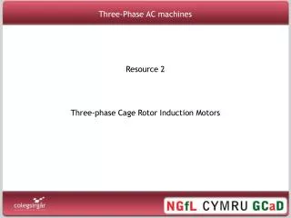 Three-Phase AC machines