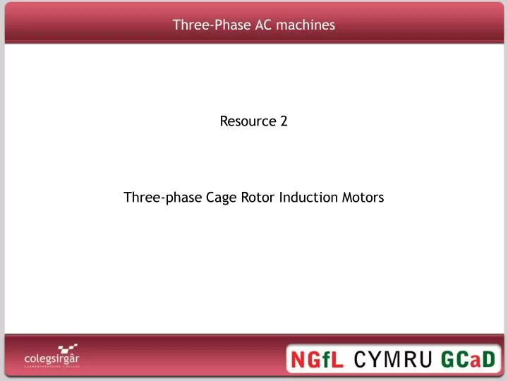 three phase ac machines
