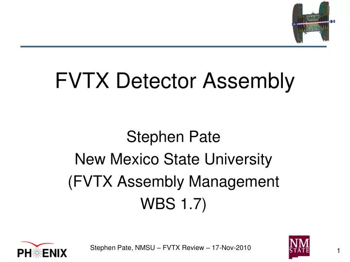 fvtx detector assembly