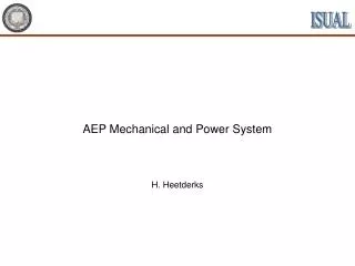 AEP Mechanical and Power System