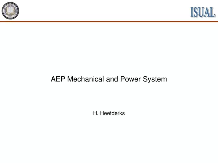aep mechanical and power system