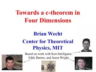 Towards a c-theorem in Four Dimensions