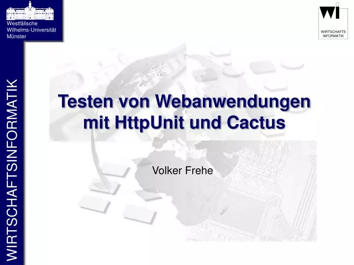testen von webanwendungen mit httpunit und cactus