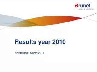 Results year 2010
