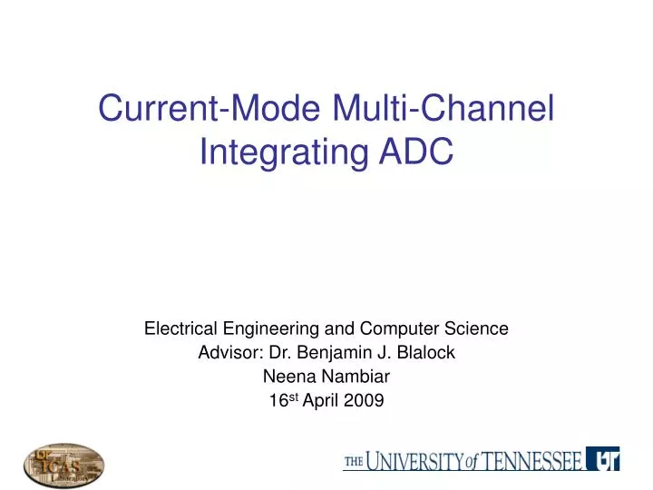 current mode multi channel integrating adc