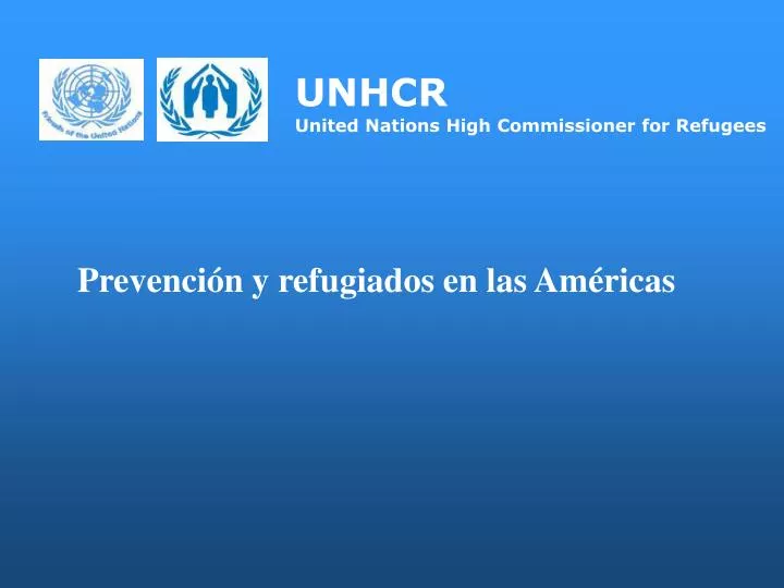 unhcr united nations high commissioner for refugees