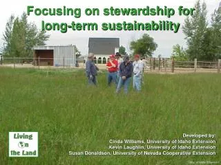 Focusing on stewardship for long-term sustainability
