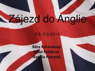 z jezd do anglie