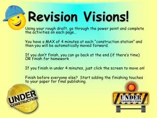 Revision Visions!