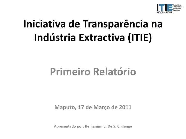 iniciativa de transpar ncia na ind stria extractiva itie