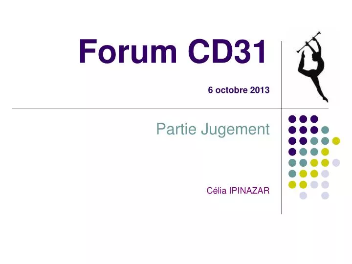 forum cd31 6 octobre 2013