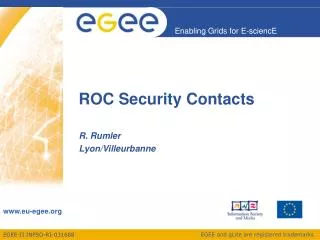 ROC Security Contacts