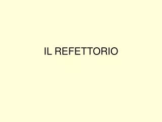 il refettorio