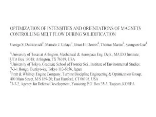 Constrained optimization algorithms