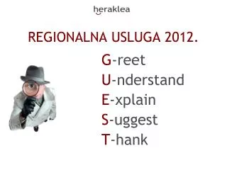 regionalna usluga 2012