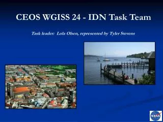 CEOS WGISS 24 - IDN Task Team