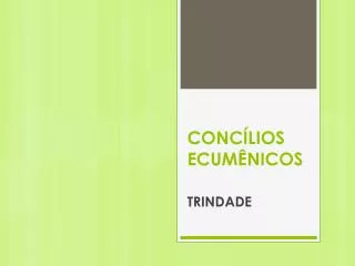 conc lios ecum nicos