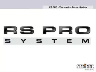 RS PRO 500 RS PRO 1000 RS PRO SYSTEM - our high-frequency technology as a