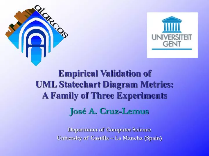 empirical validation of uml statechart diagram metrics a family of three experiments