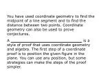 Position a square with a side length of 6 units in the coordinate plane. - slide 1
