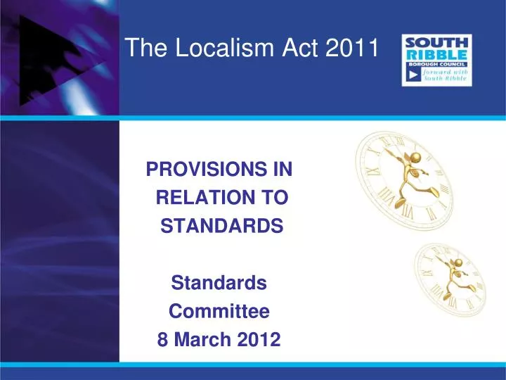 the localism act 2011