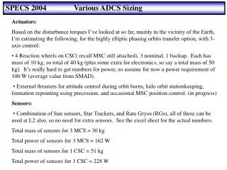 Actuators :