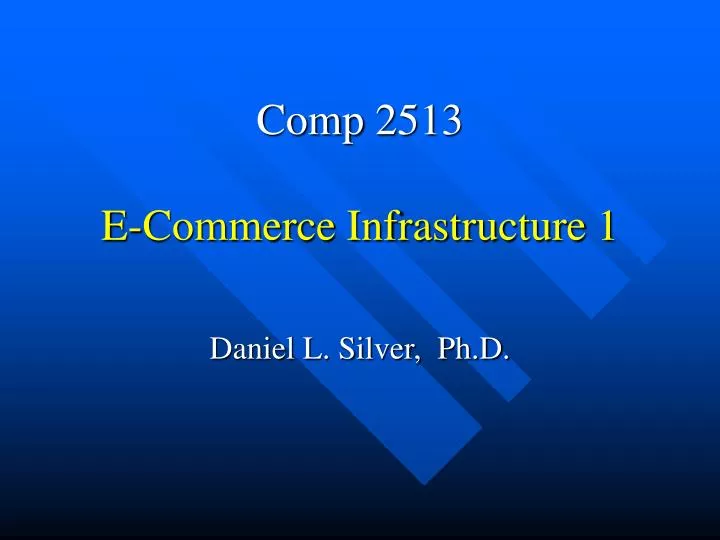comp 2513 e commerce infrastructure 1