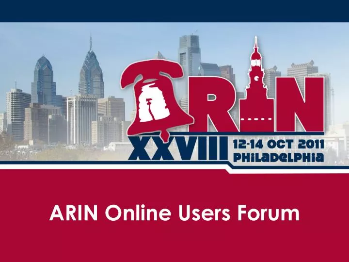 arin online users forum