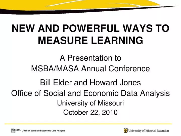 new and powerful ways to measure learning