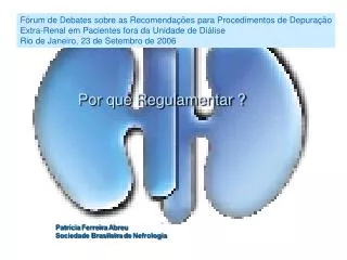 por que regulamentar