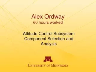 Alex Ordway 60 hours worked