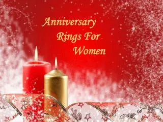 Anniversary rings for women