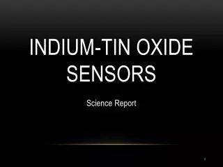 Indium-Tin Oxide Sensors