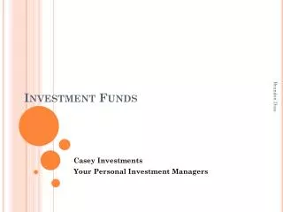 investment funds