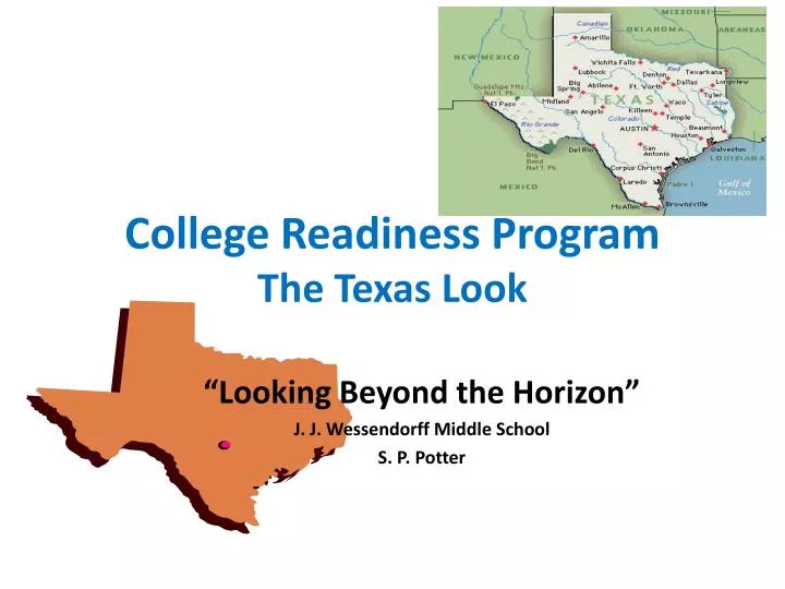 college readiness program the texas look
