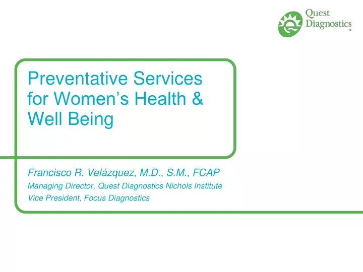 preventative services for women s health well being