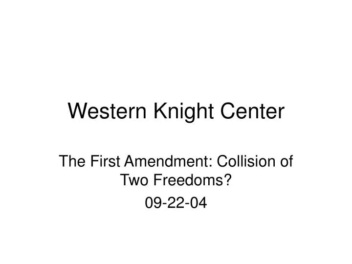 western knight center