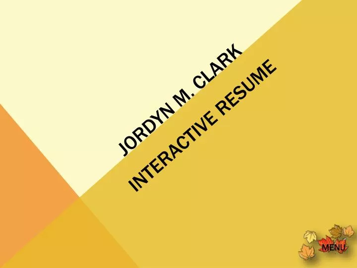 jordyn m clark interactive resume
