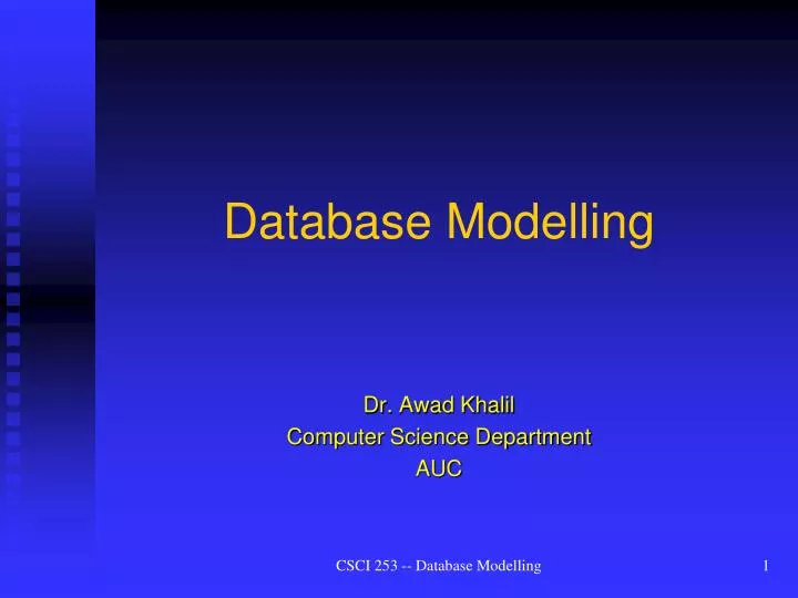 database modelling