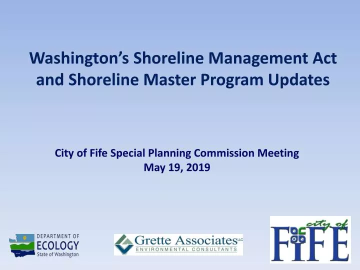 washington s shoreline management act and shoreline master program updates
