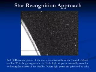 star r ecognition a pproach