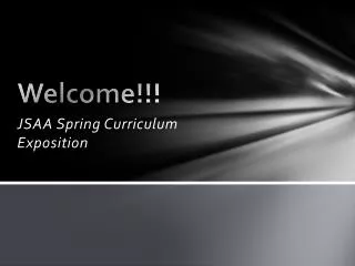 welcome