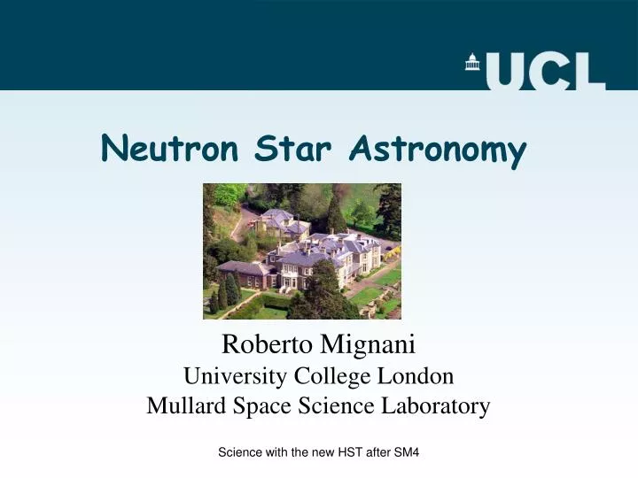 neutron star astronomy