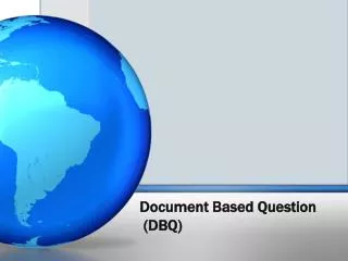 Document Based Question (DBQ)