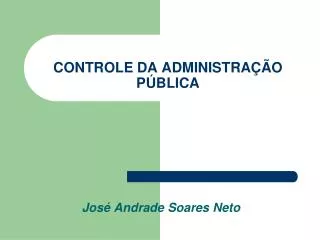 controle da administra o p blica