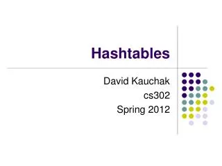 Hashtables