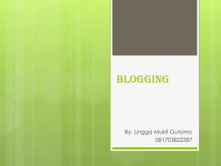 blogging