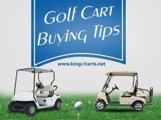 Tips to Buy the Right Golf Carts