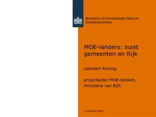 moe landers inzet gemeenten en rijk